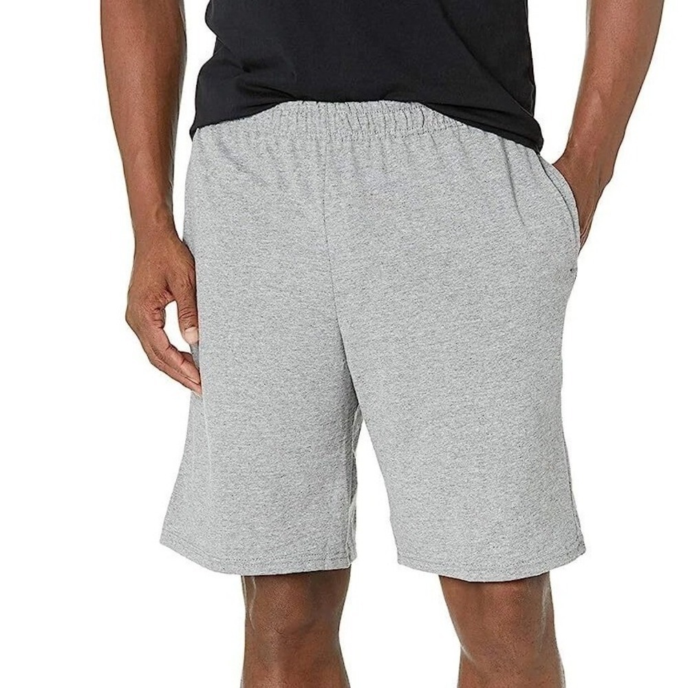 NWT Blue Ice Shorts Men's Large Heather Grey Cotton Blend Casual